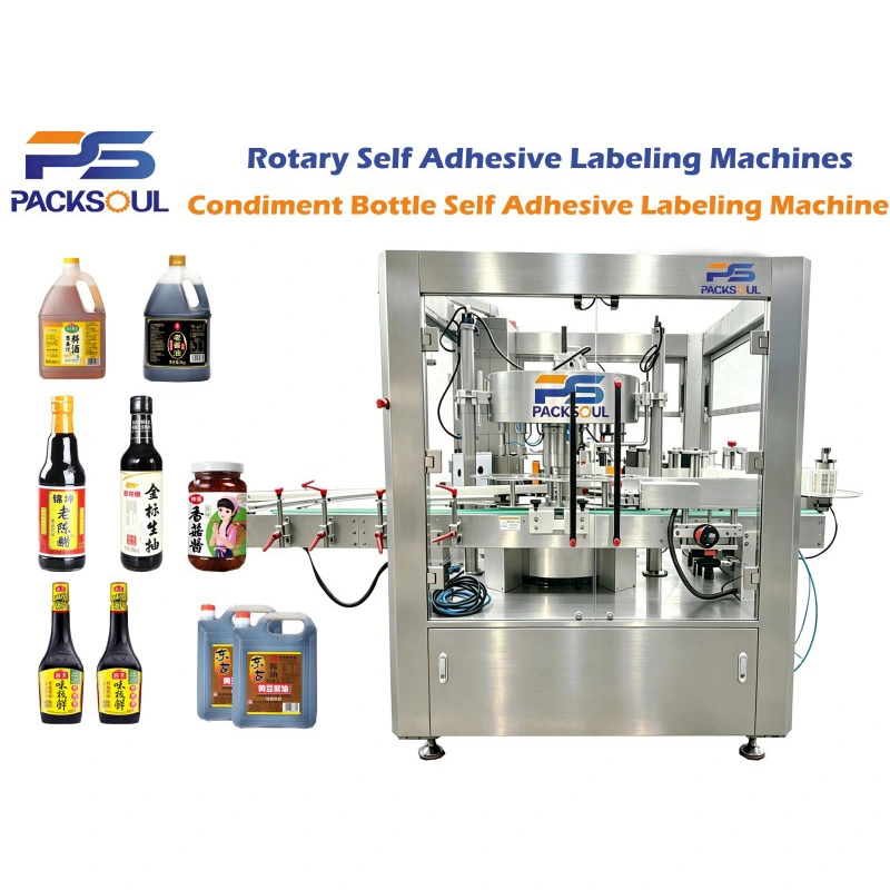 Condiment Bottle Self Adhesive Labeling Machine