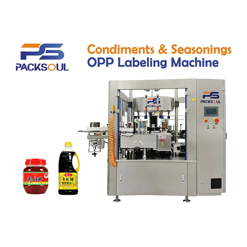 Condiments and Seasonings OPP Labeling Machine