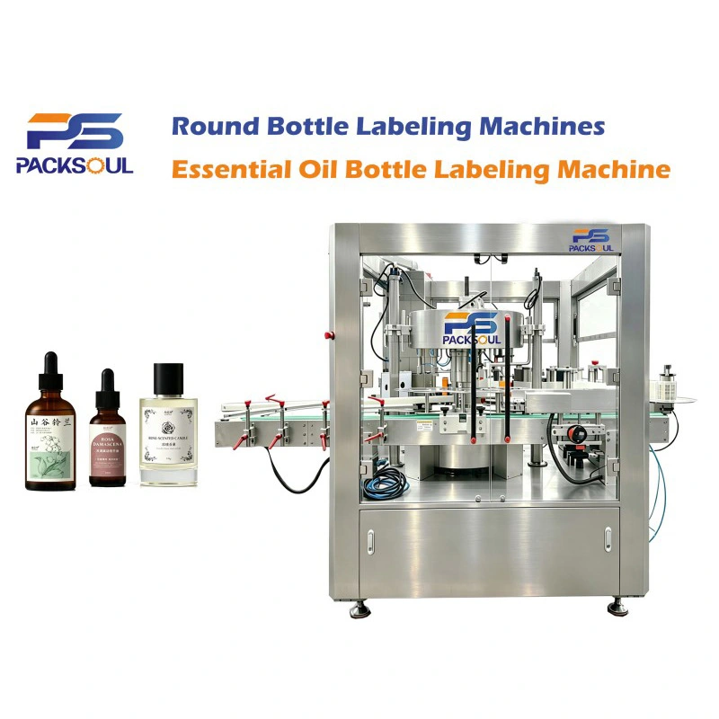 Essential Oil Bottle Labeling Machine