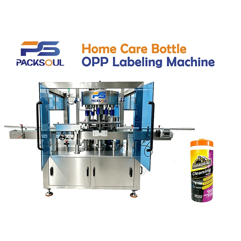 Home Care Bottle OPP Labeling Machine