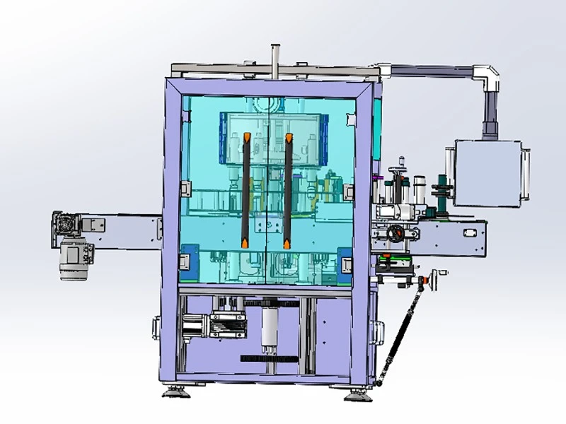 500g Square Sauce Jar Labeling Machine