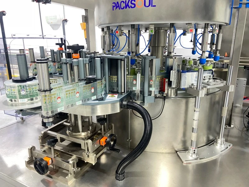 Milk Bottle Self Adhesive Labeling Machine