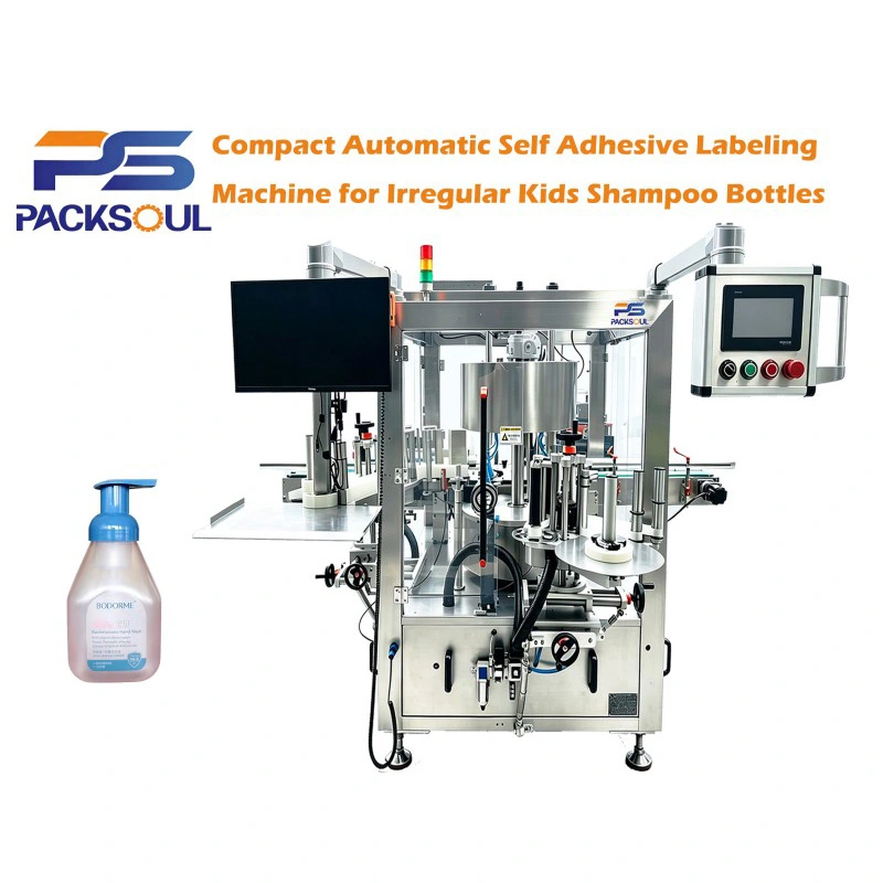 Kids Shampoo Bottle Labeling Machine Kids Shampoo Bottle Labeling Machine